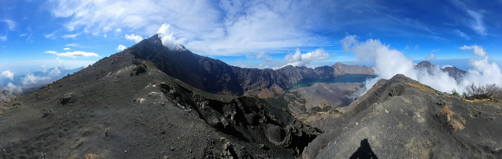 Rinjani summit ridge