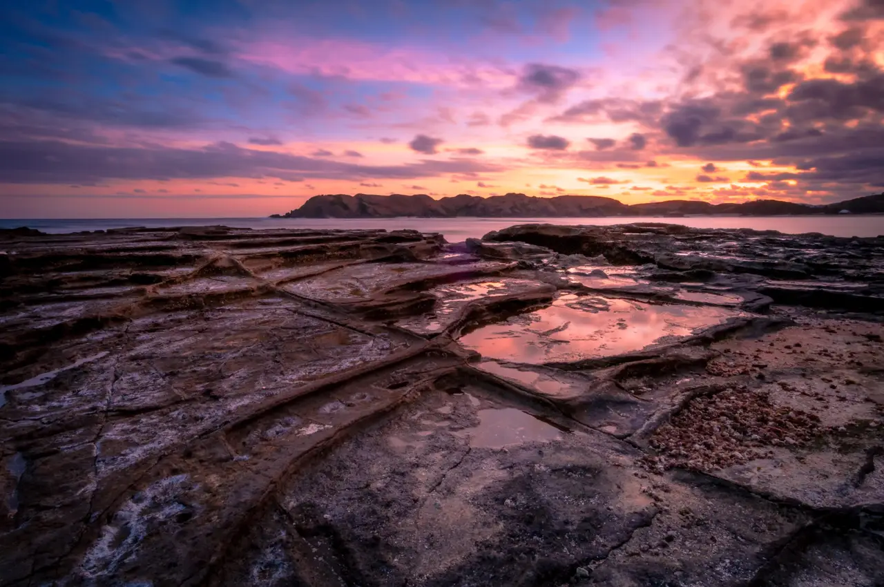 Tanjung Aan at dusk